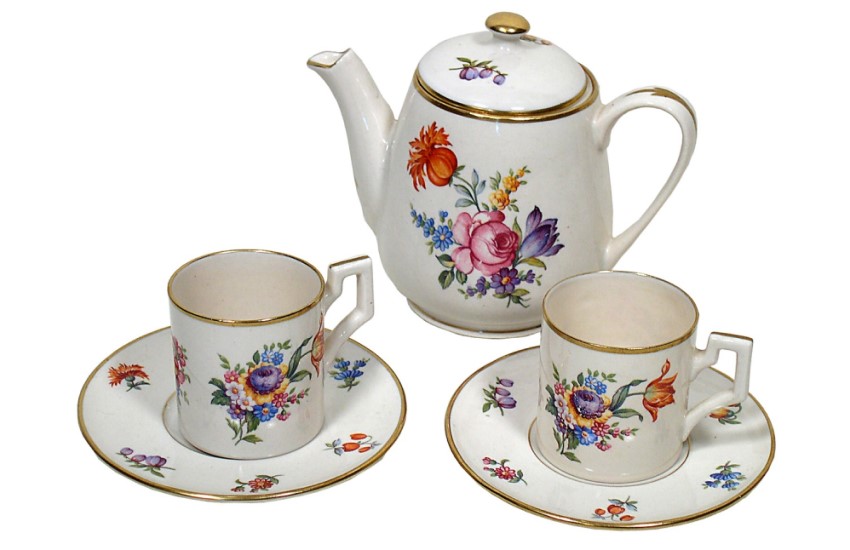 Annabel's Teapot and Cups